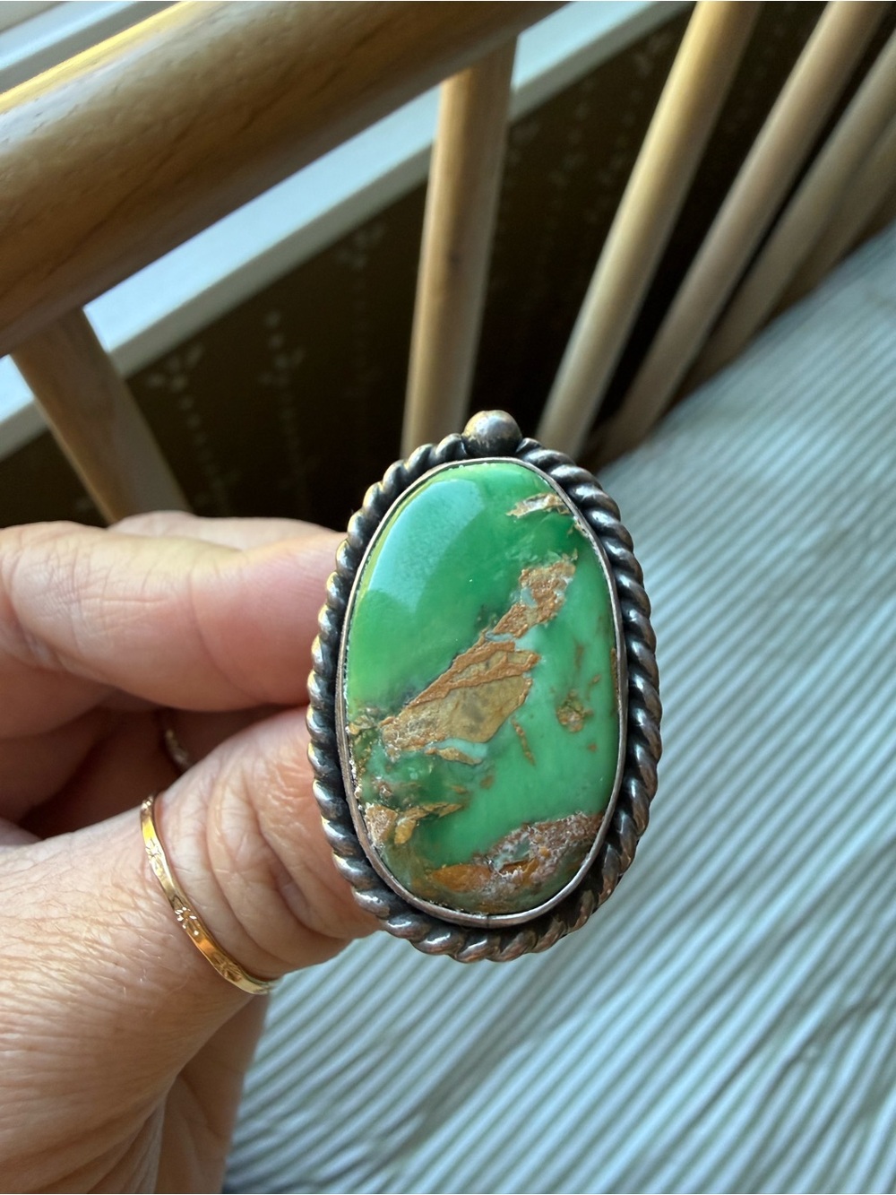 Massive✨ Royston 🩵 turquoise ring - Picture 7 of 9